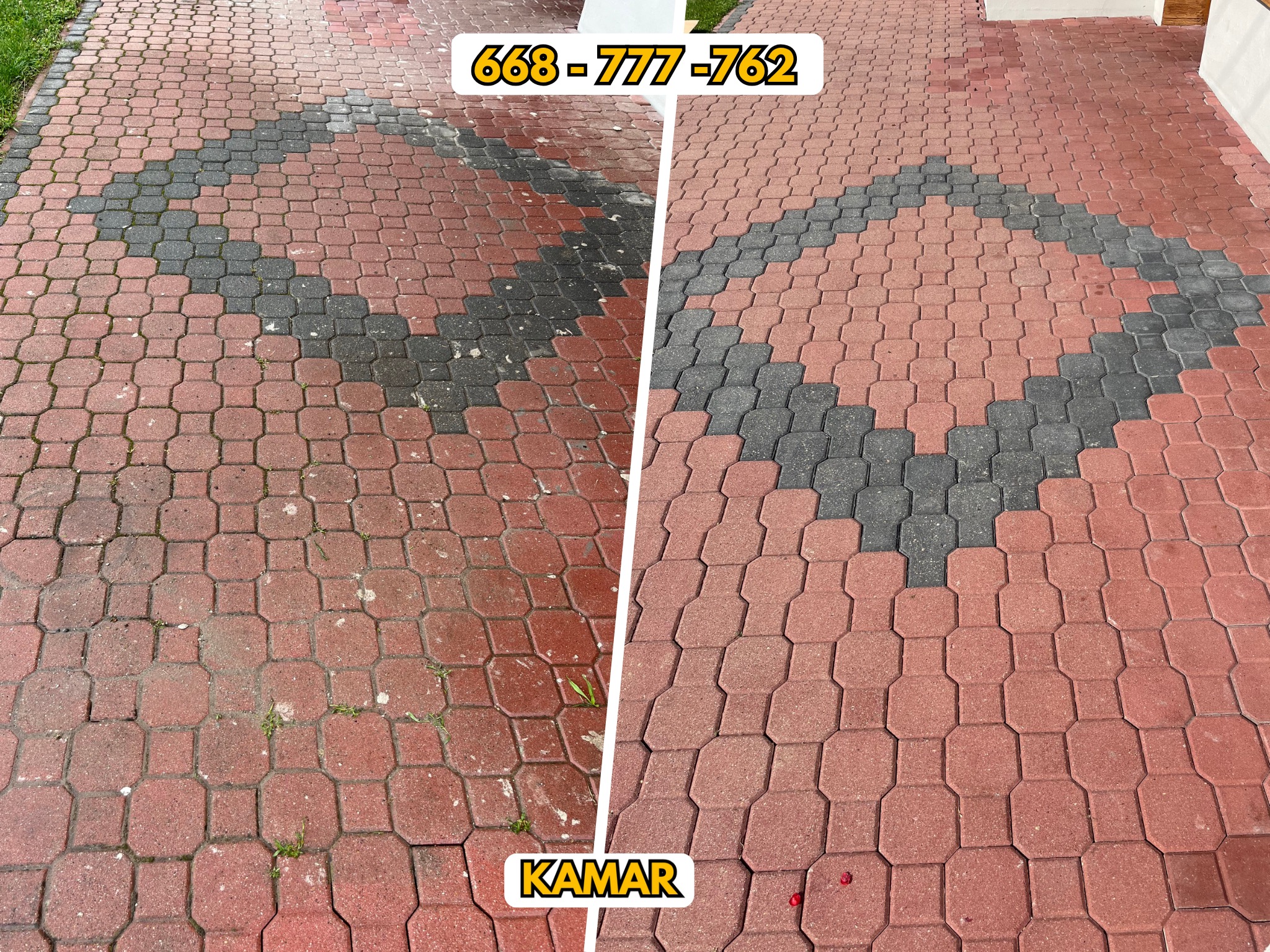 Usuwanie kleju do elewacji z kostki brukowej