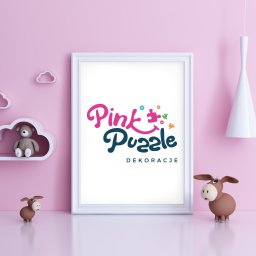 Projekt logo dla firmy Pink Puzzle