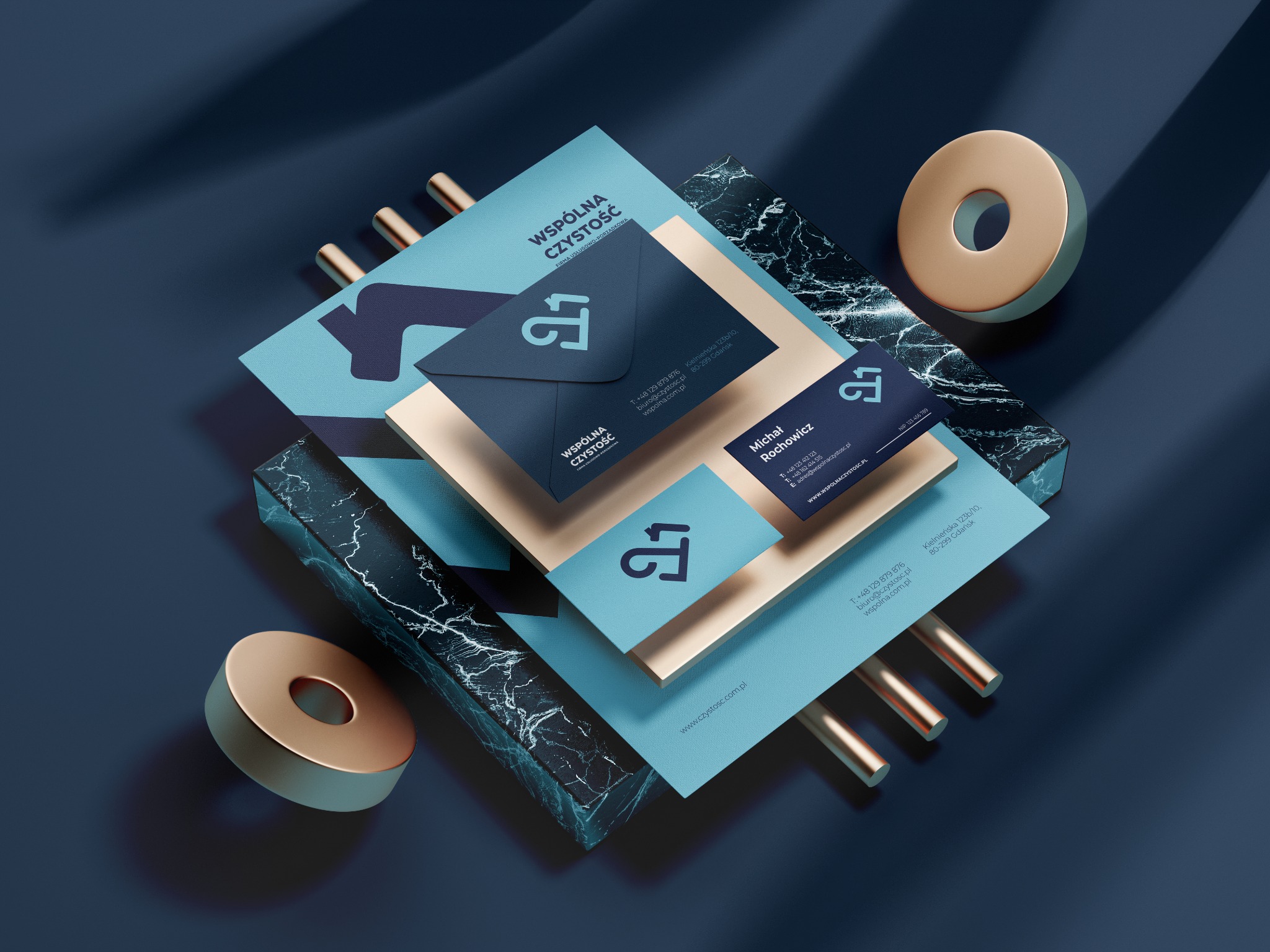 Identyfikacja wizualna dla firmy Wspólna Czystość