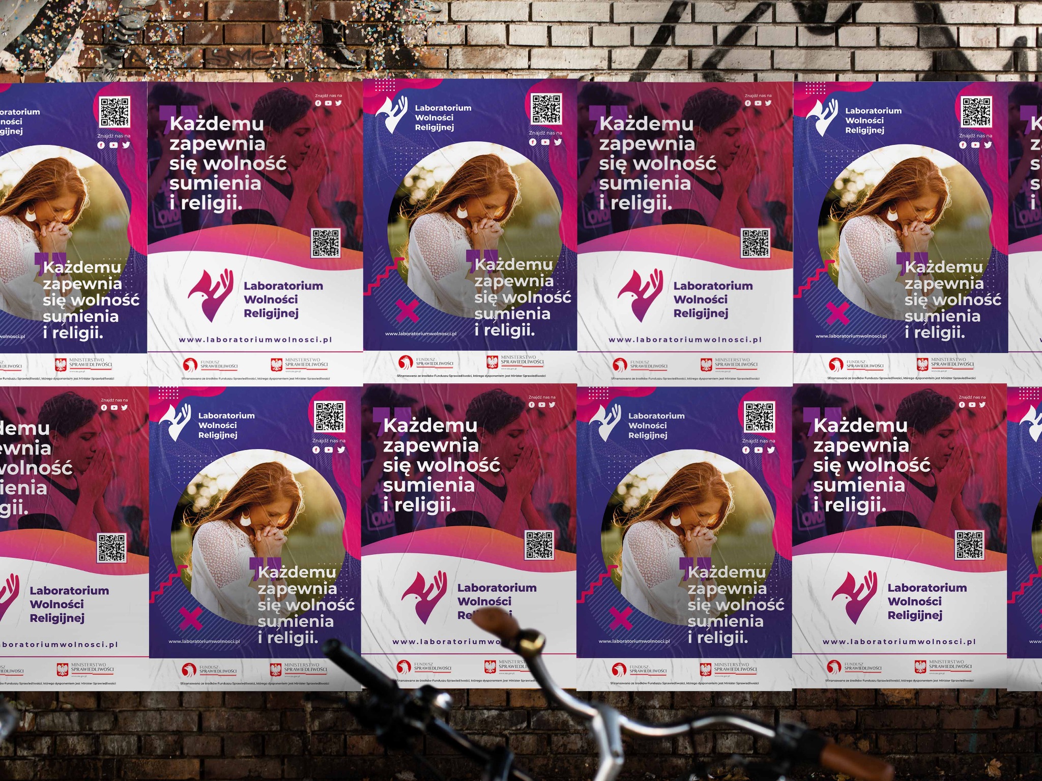 Kampania reklamowa dla Laboratorium Wolności Religijnej.