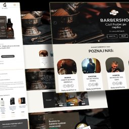 Wizytówka oraz system bookingowy barbershopu
