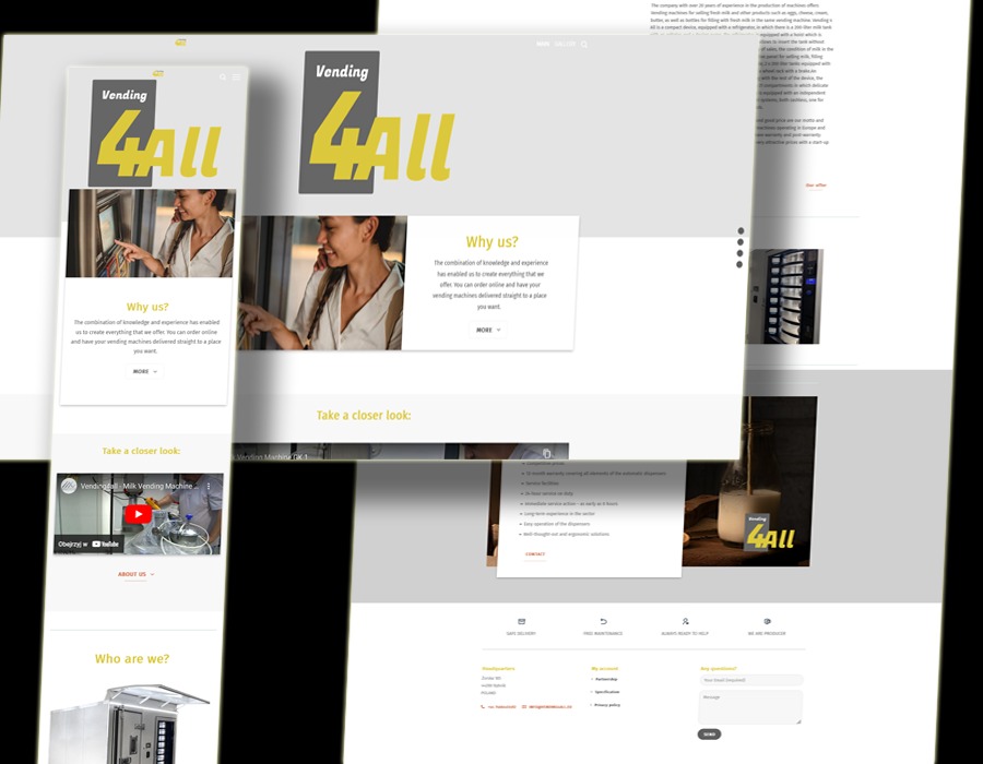 Wizytówka brandowanych automatów oraz producenta wyrobów mlecznych w Europie