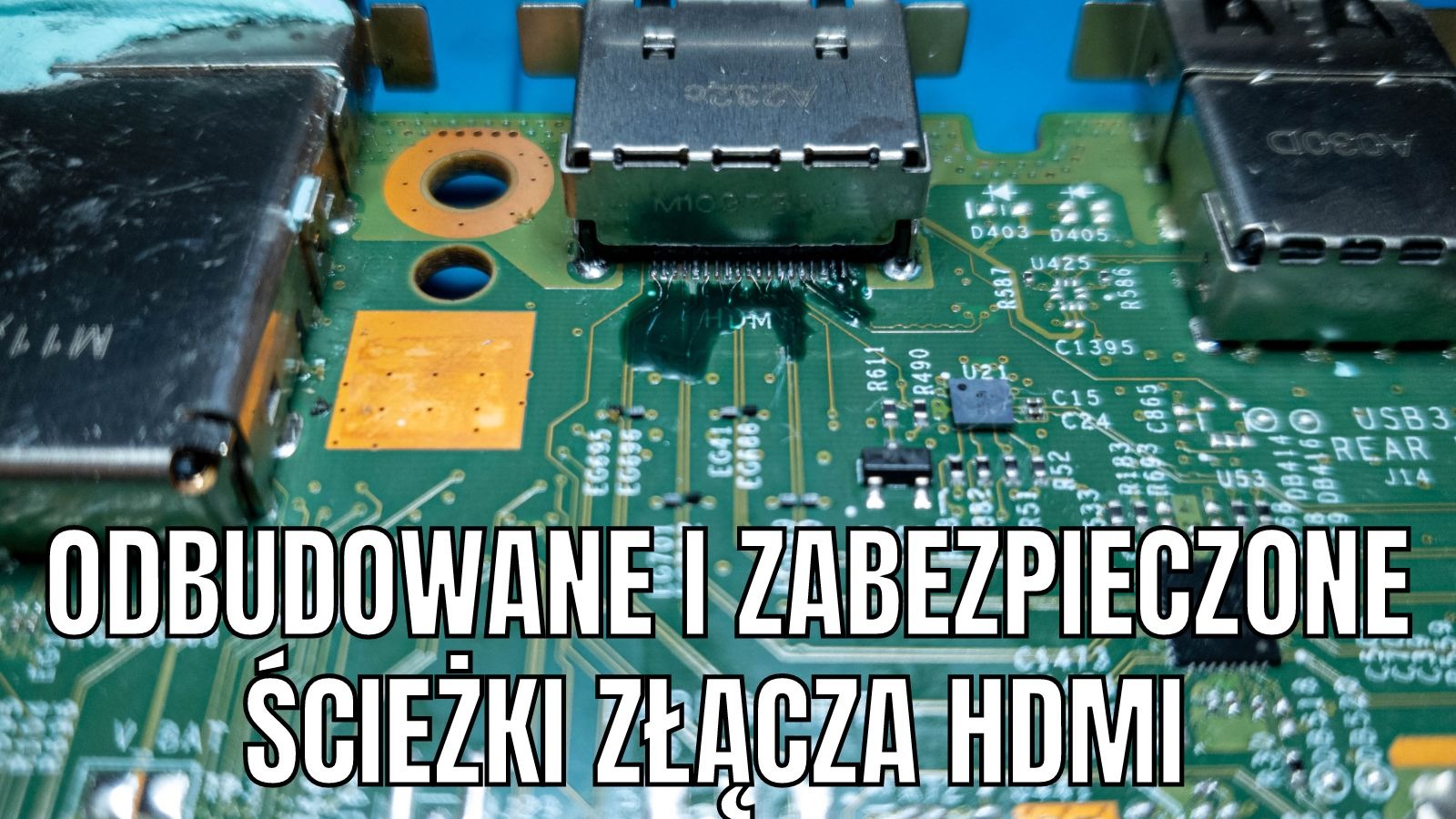 Odtwarzania ścieżek elektrycznych oraz naprawa płyt głównych