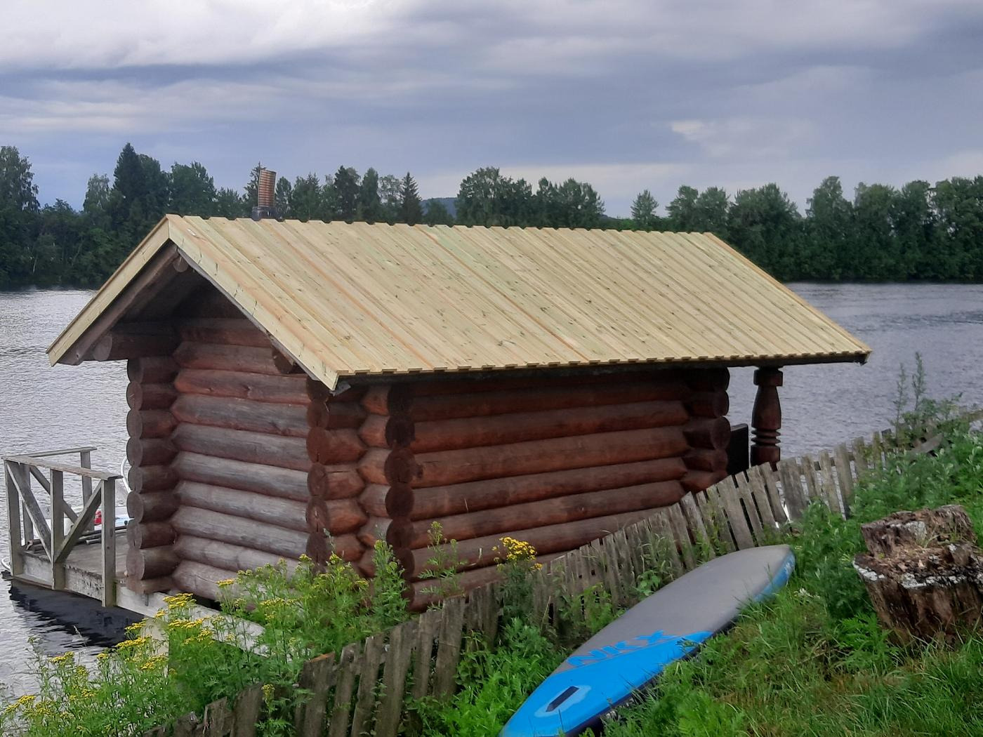 sauna nad brzegiem rzeki w Norwegi