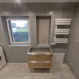 Rodzaj prac: realizacja łazienki