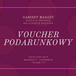 Podarunek w formie masażu, zawsze udany i nikt nie odmawia. Zapraszam serdecznie.