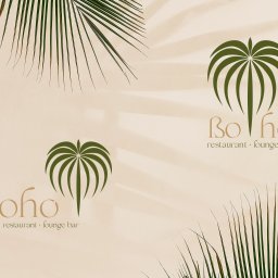 Projekt logo Boho Restaurant & Lounge Bar.