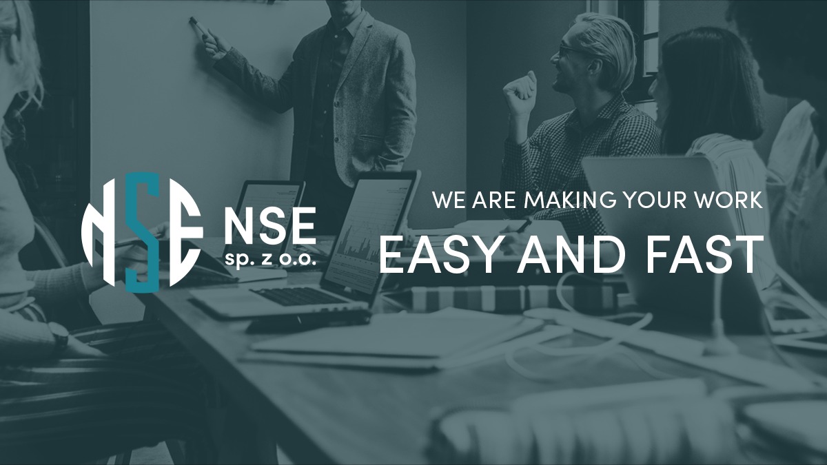 Projekt logo NSE sp. z o.o.