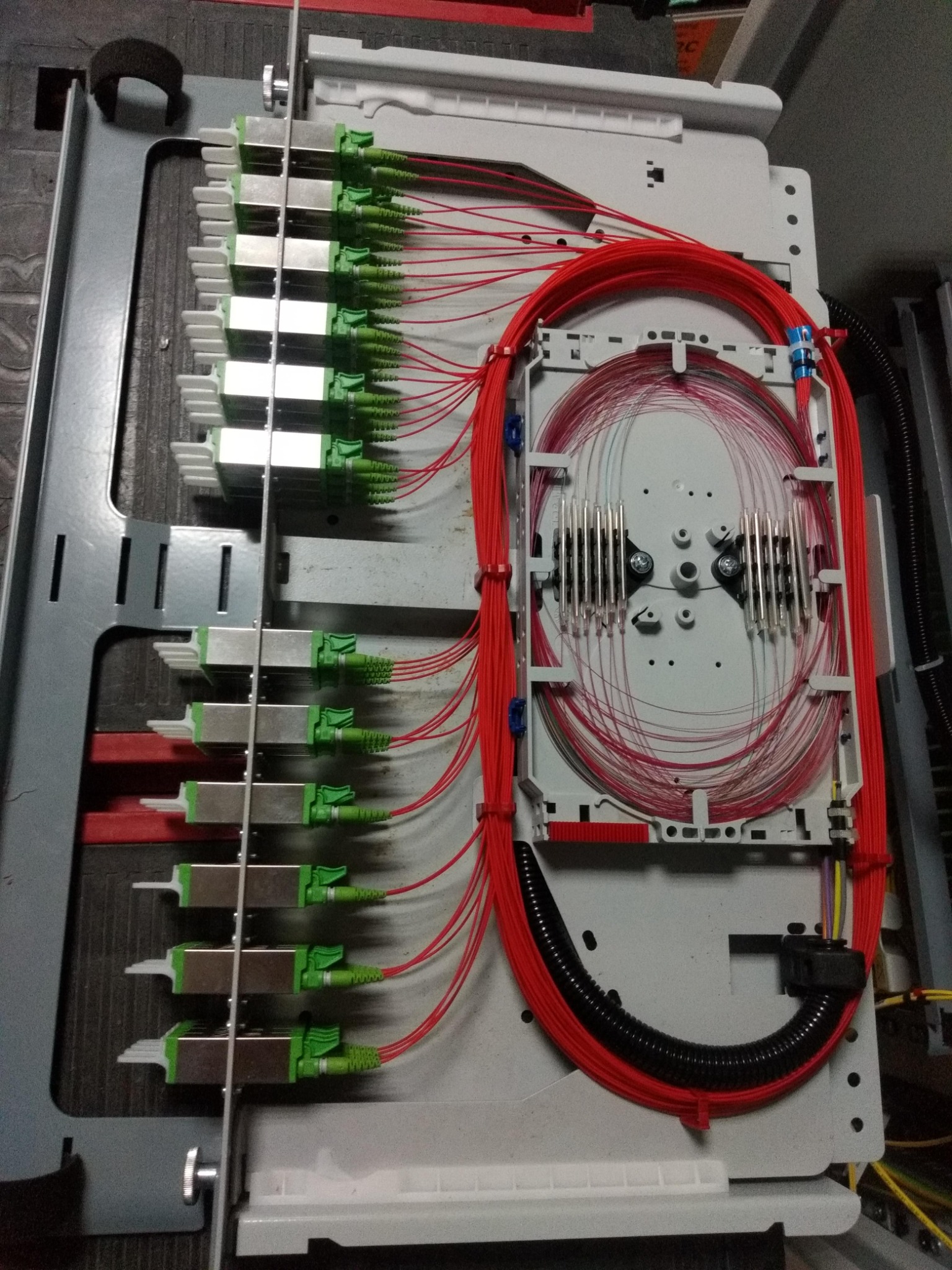 przełącznica e2000, pigtaile przeciw gryzoniom