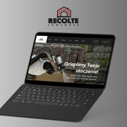 Strona internetowa dla firmy Recolte 