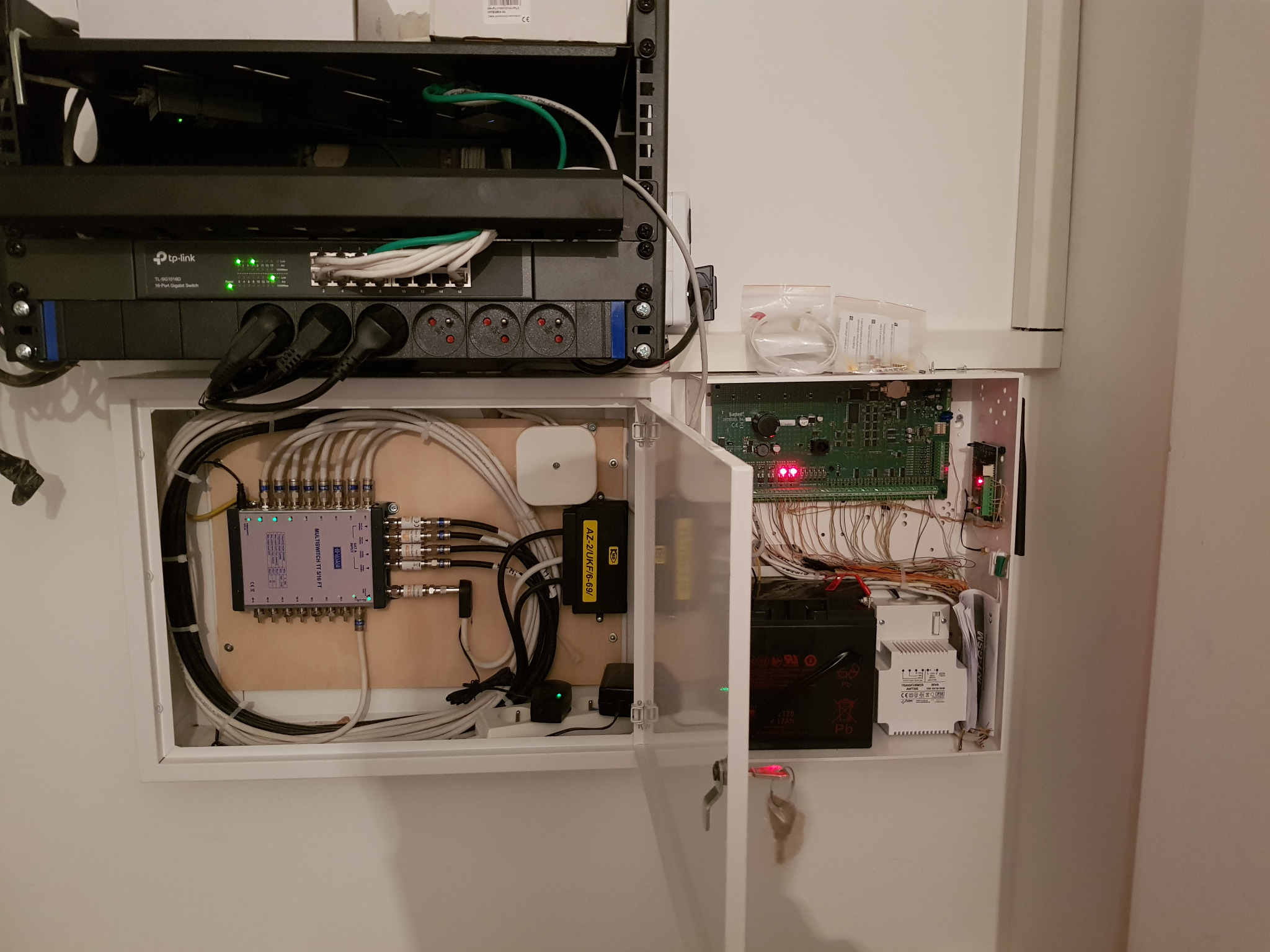 Skrzynki RTVSAT, CCTV oraz systemu alarmowego