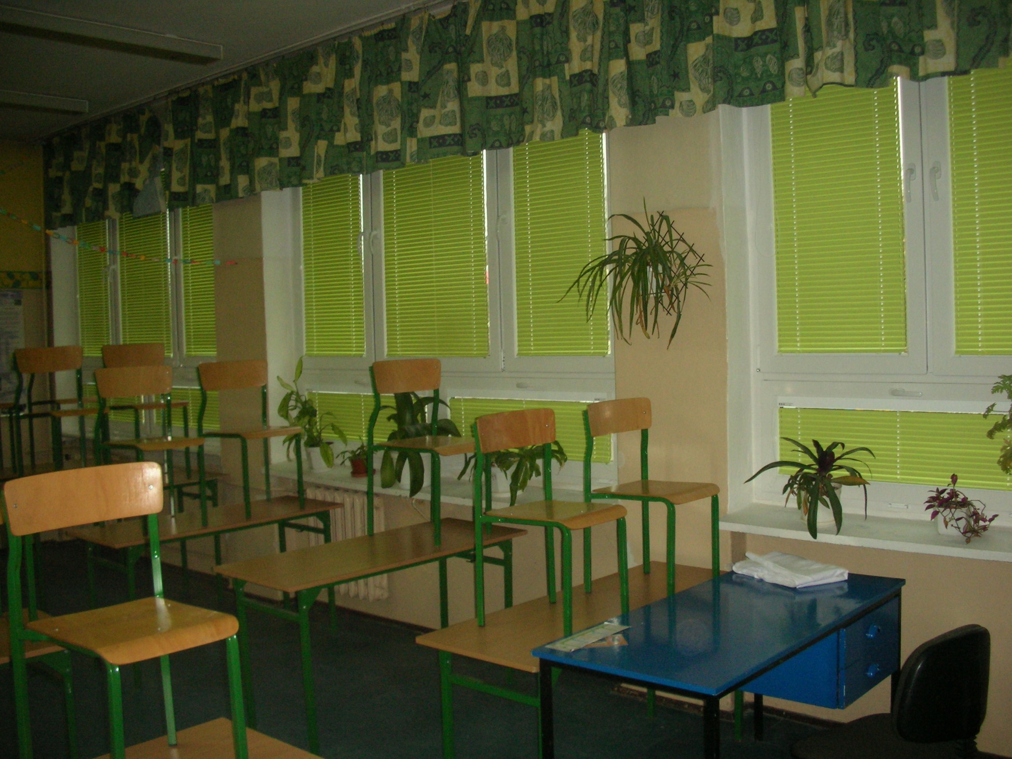 Żaluzje aluminiowe.