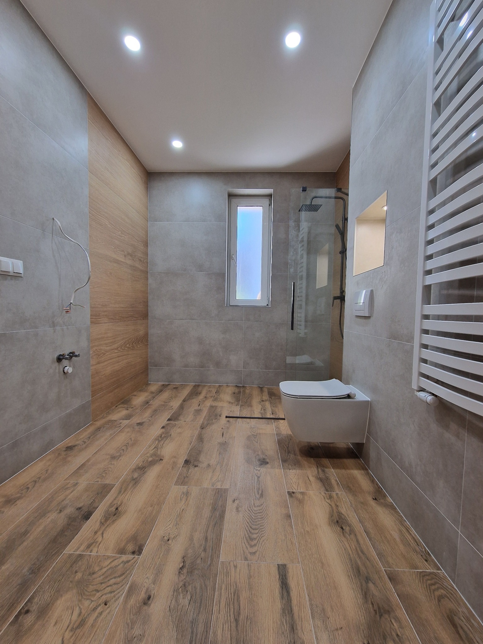 Łazienka 6,9m2. Wykonana zgodnie z projektem