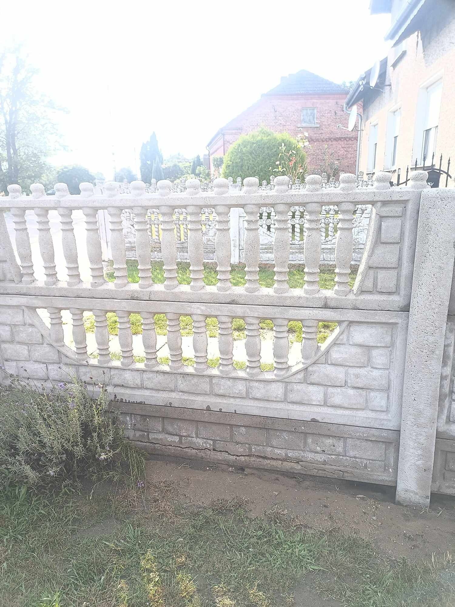 mycie płotów betonowych