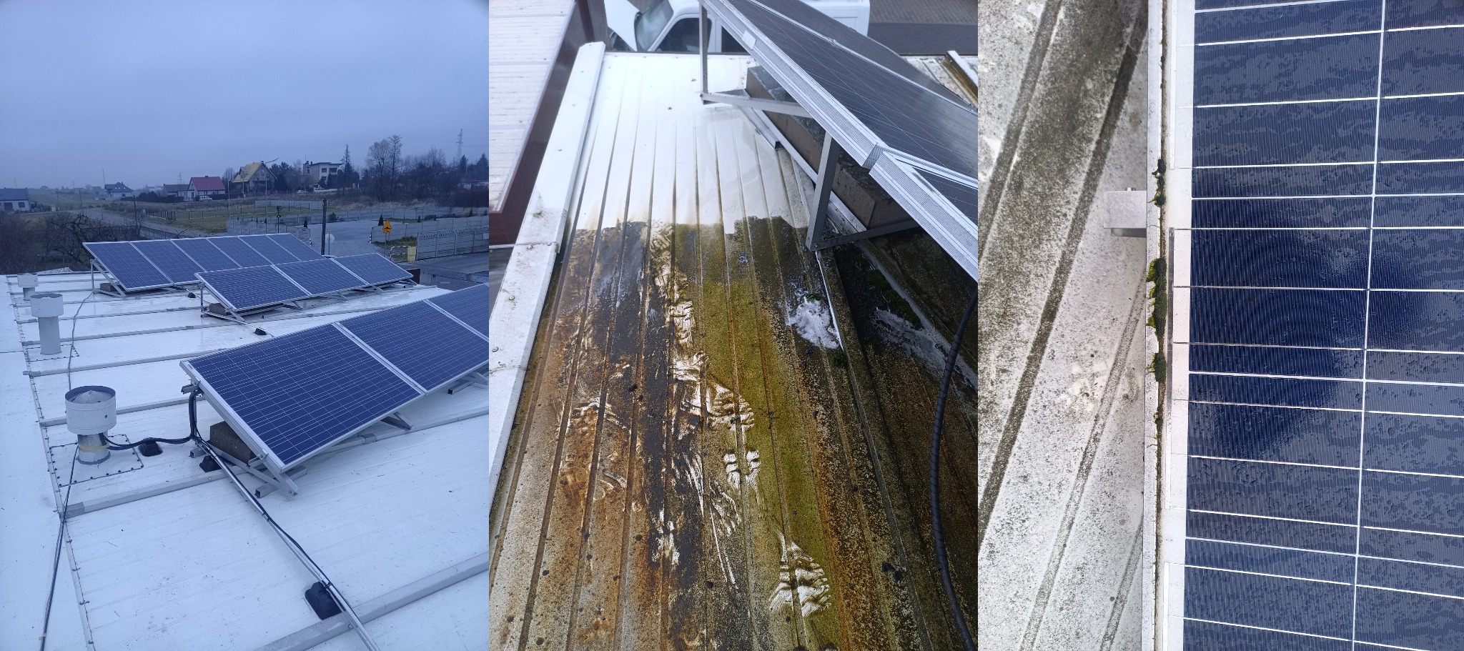 mycie dachu i paneli fotowoltaicznych