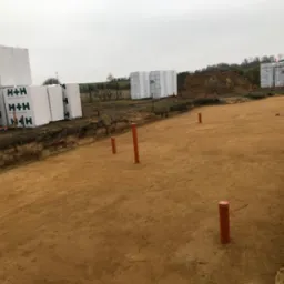 Przygotowane podłoża gruntowego wraz z kanalizacją podposadzkową pod płytę fundamentową