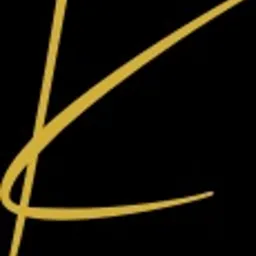 Złote logo firmy Krokowitz Consulting Sp. z o.o. na czarnym tle, przedstawiające stylizowaną literę K z pionową linią przecinającą łuk.