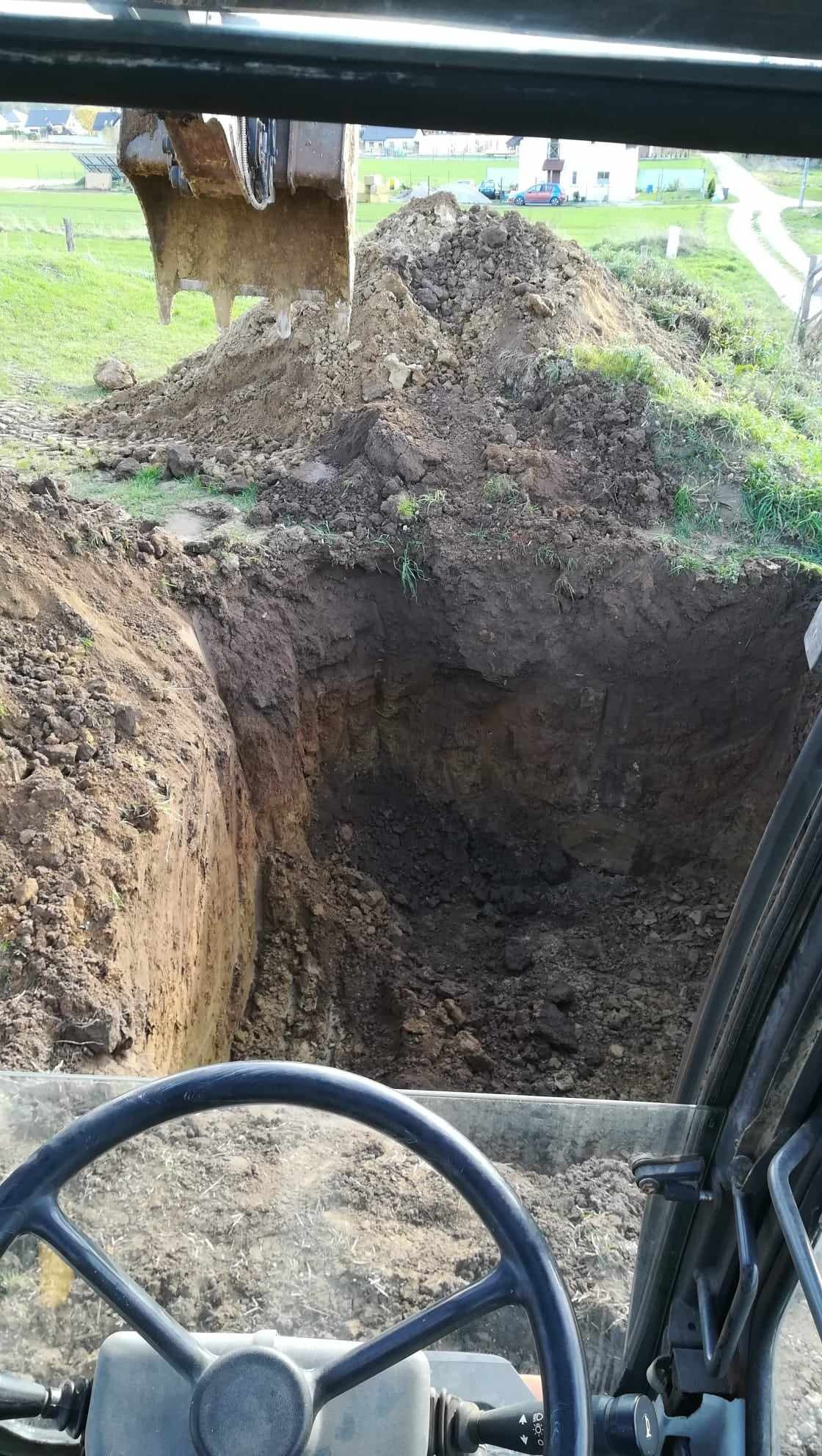wykopy pod zbiorniki
