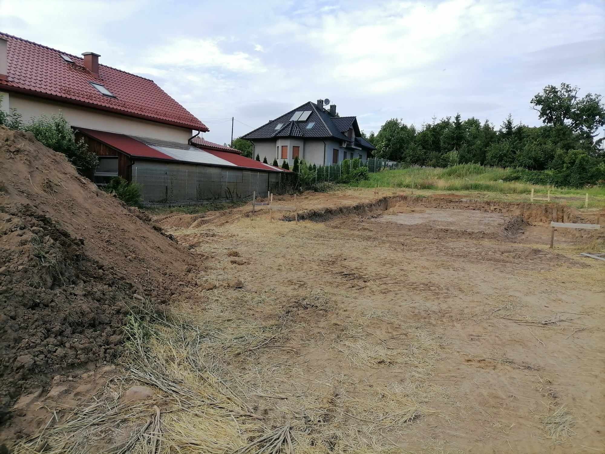 wykopy pod fundamenty