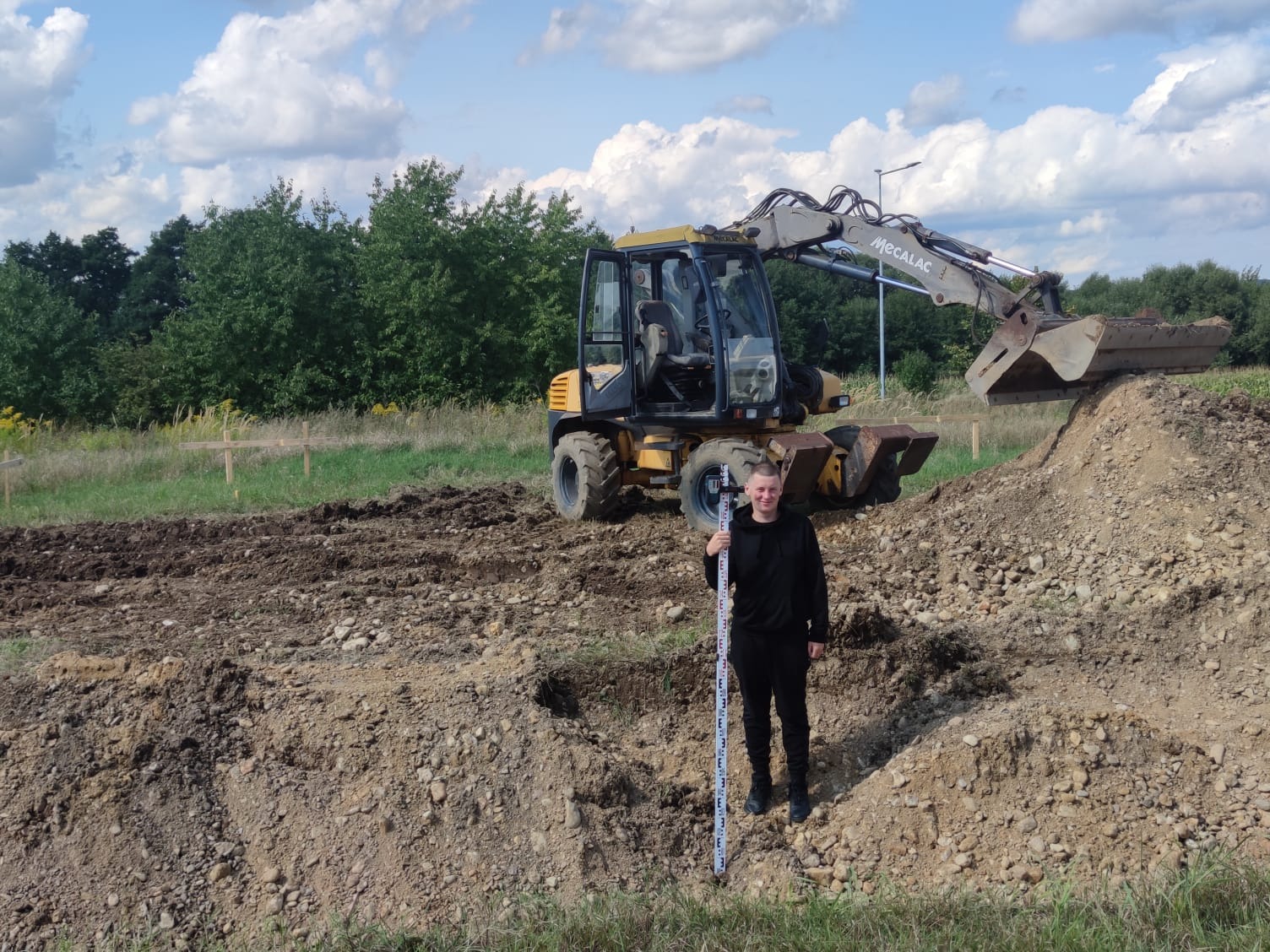przygotowanie trenu pod budowę domu