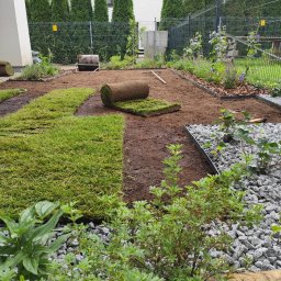 Realizacja - ogródek w Zielonkach