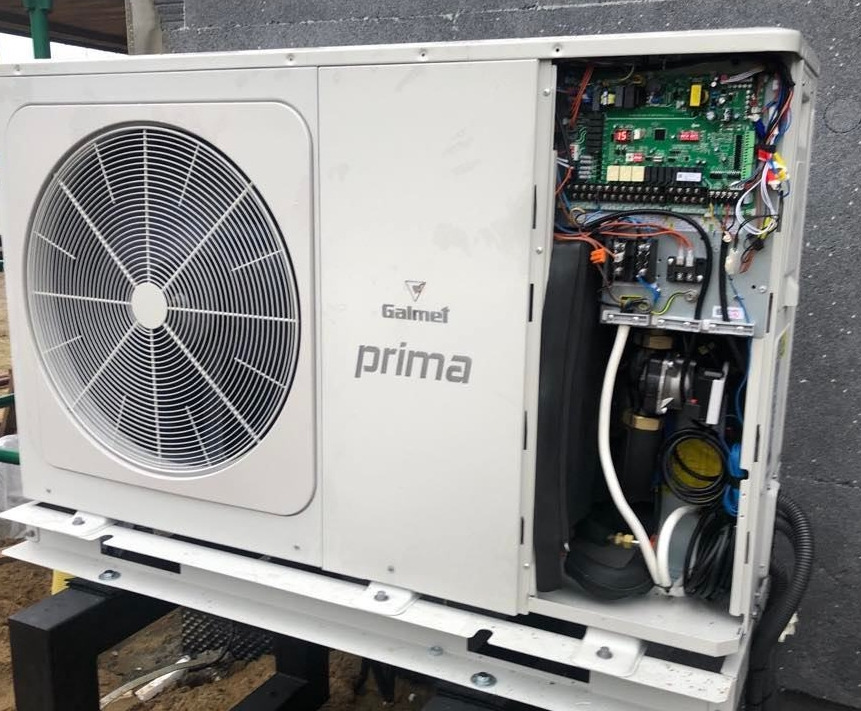 Montaż pompy ciepła Galmet Prima