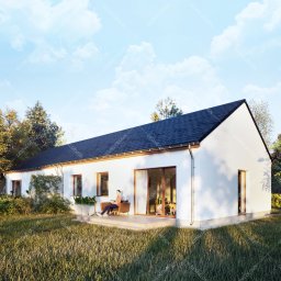 Budynek jednorodzinny dwulokalowy W Gniewomirowicach.
Projekt budowlany.