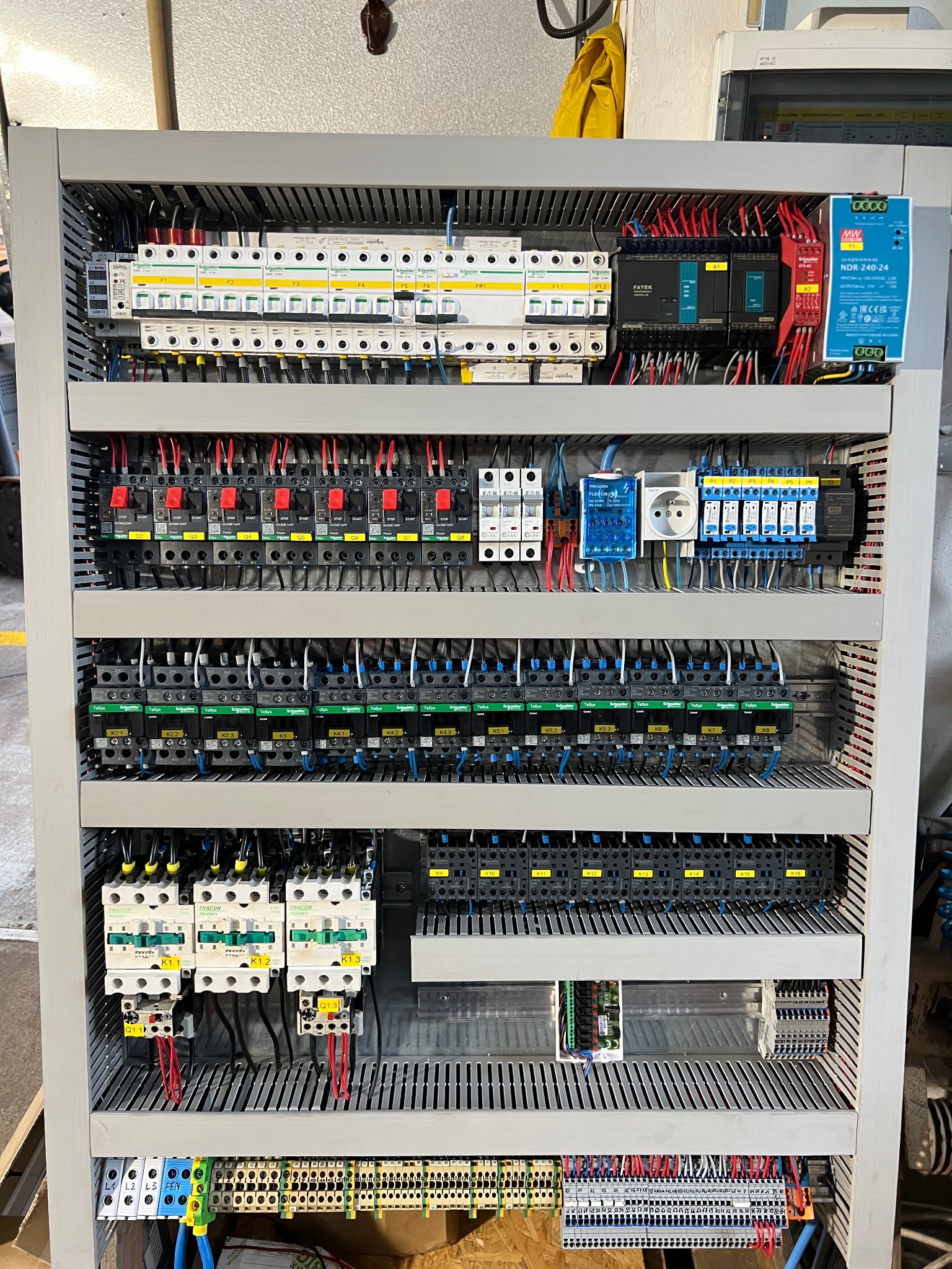 Szafa sterownicza do maszyny