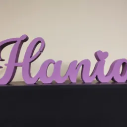 imię dziecka do postawienia np. na półkę