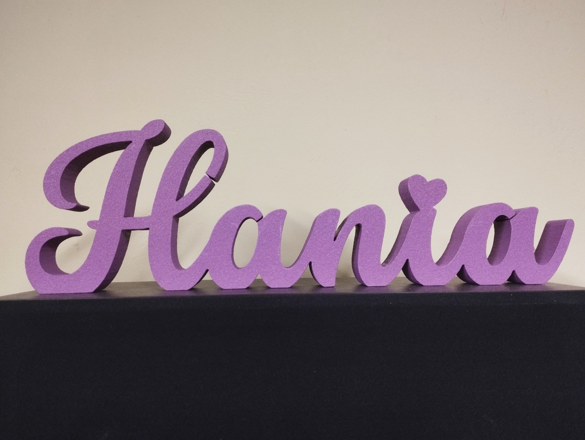 imię dziecka do postawienia np. na półkę