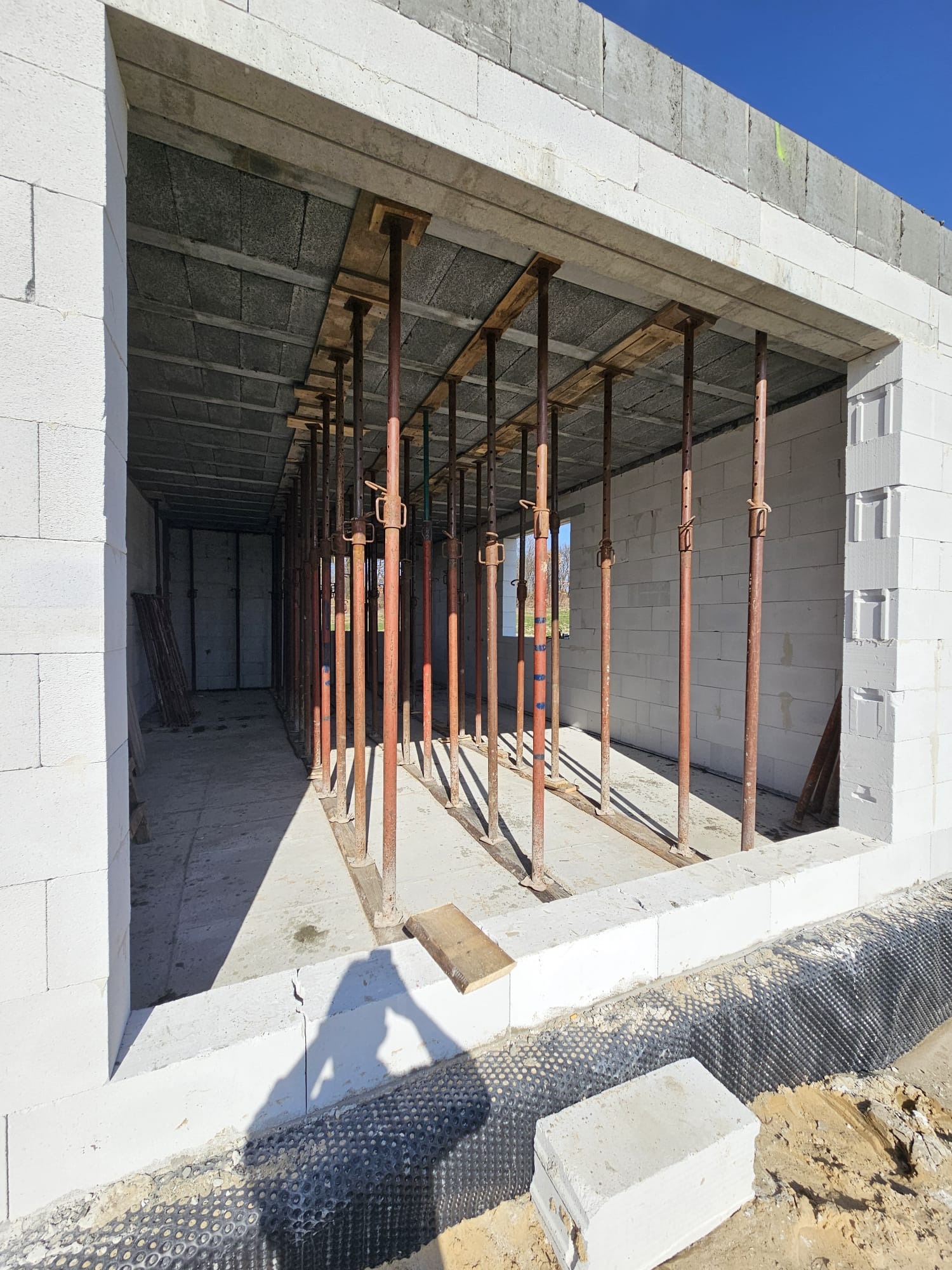 Stemplowanie stropu Teriva DDC