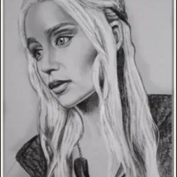 Portret A3 wykonany olowkiem