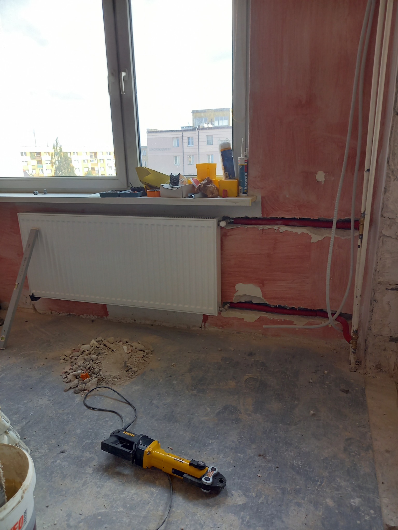 Przeróbka instalacji c.o. w bloku