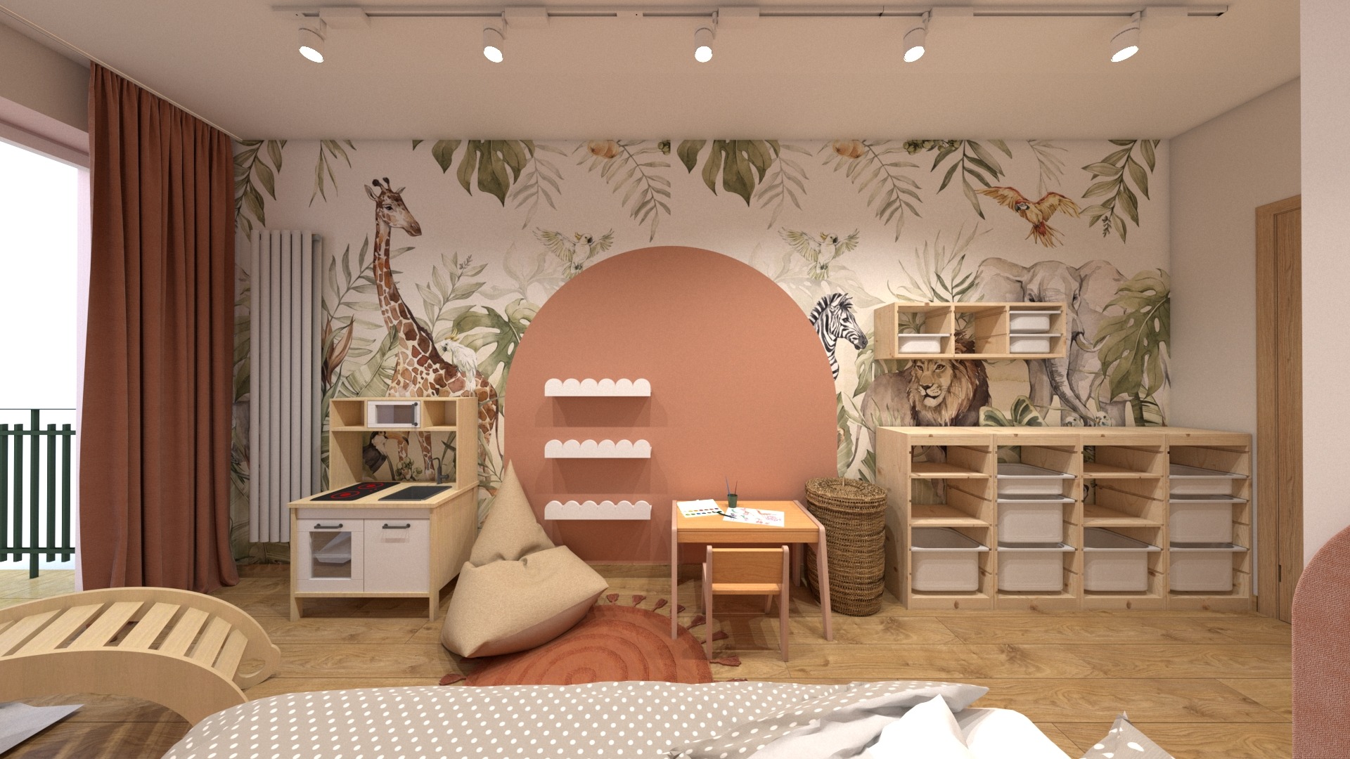 Projekt pokoju dziecięcego