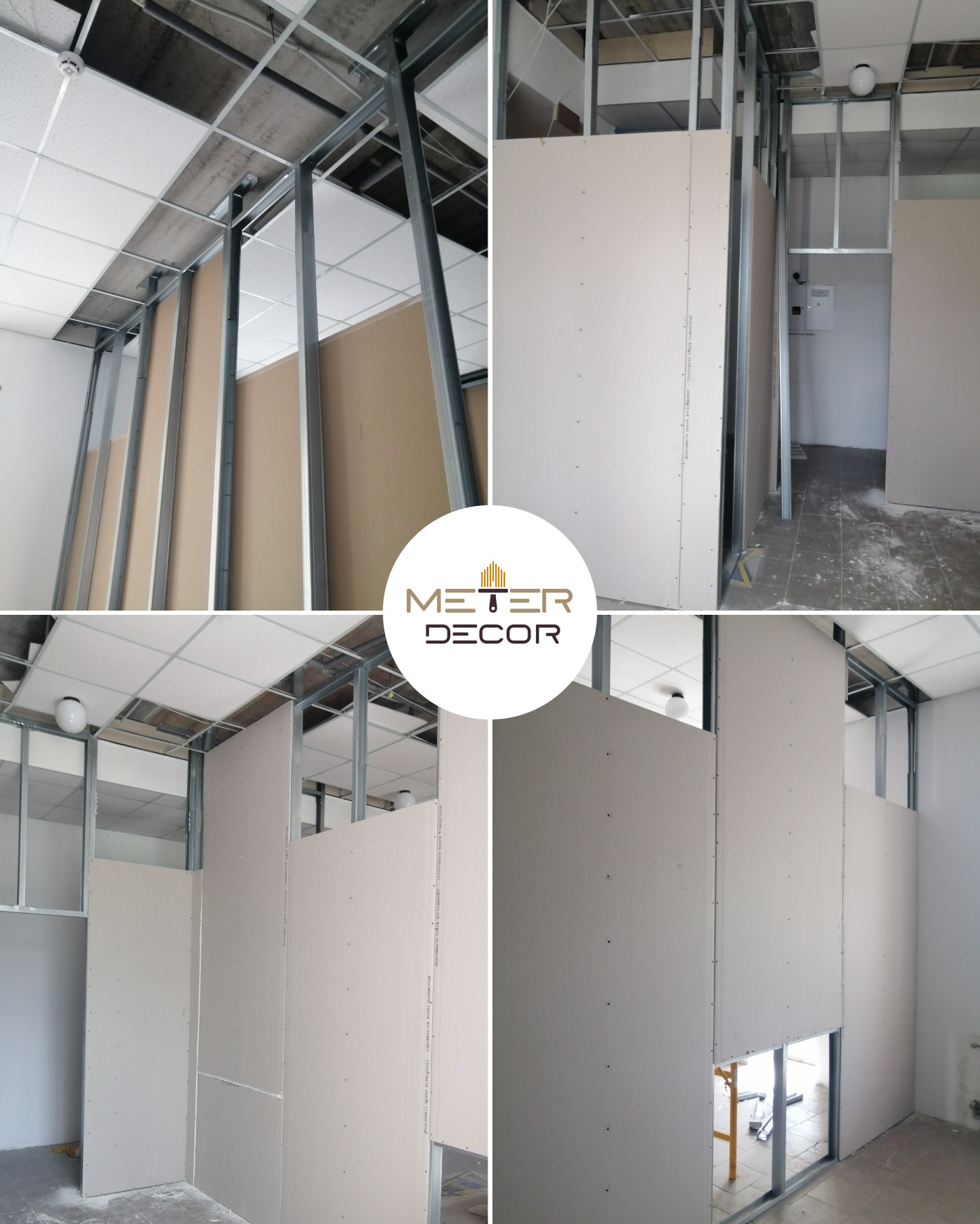 Montaż ścianek działowych z płyt gipsowo-kartonowych