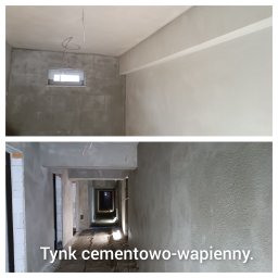 TynkNaturalnie - Tynk Cementowo-wapienny pod malowanie. JW ul. Obornicka Wrocław.