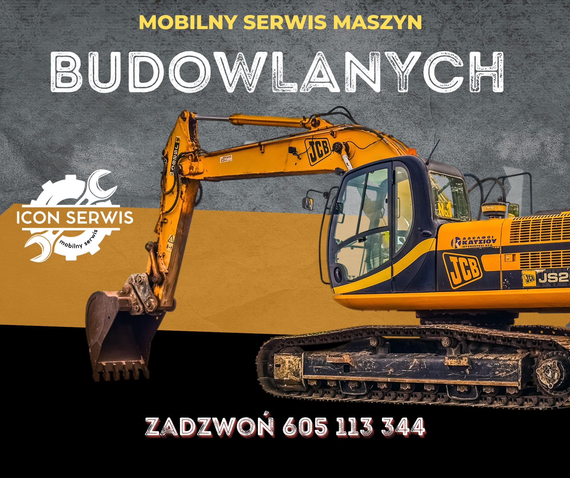 Mobilny serwis maszyn budowlanych