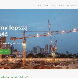 Strona firmy budowlanej.