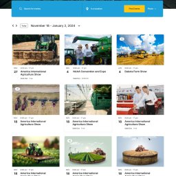 Firma Rolnicza
Zaprojektowanie / UI Design strony z kalendarzem wydarzeń 