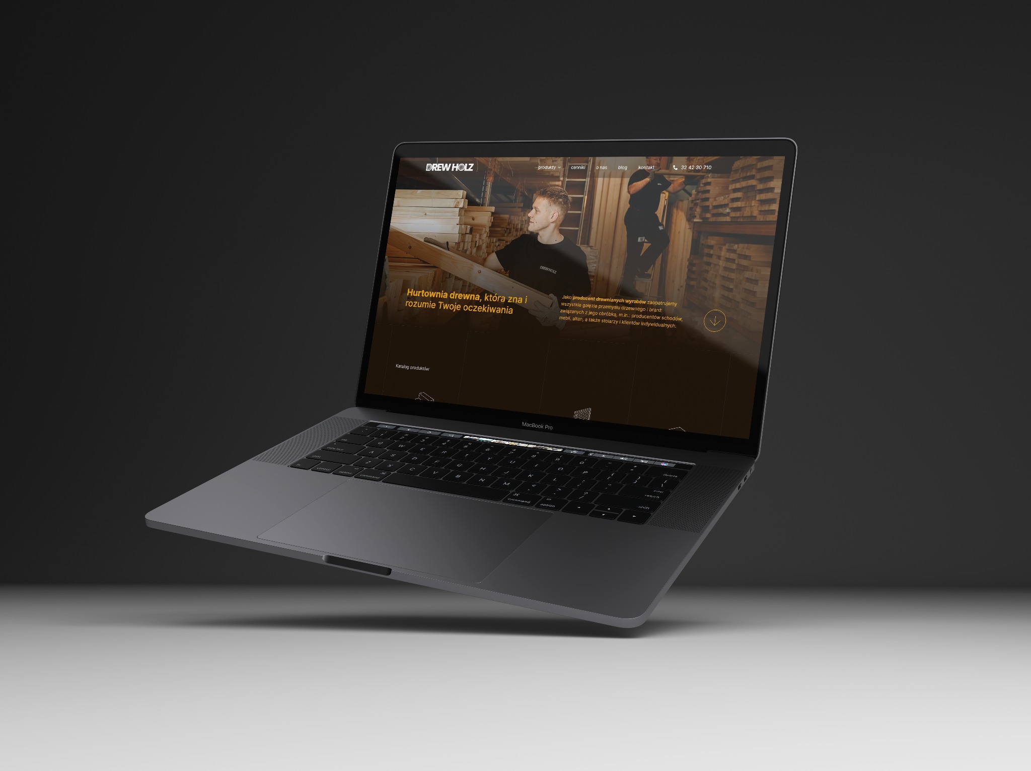 Strona dla hurtowni drewna z Rybnika