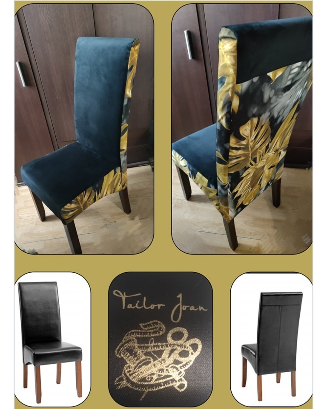 Wymiana tapicerki w krześle.