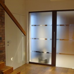 drzwi szklane w korytarz - salon - wiatrołap producent Doorlux.pl 