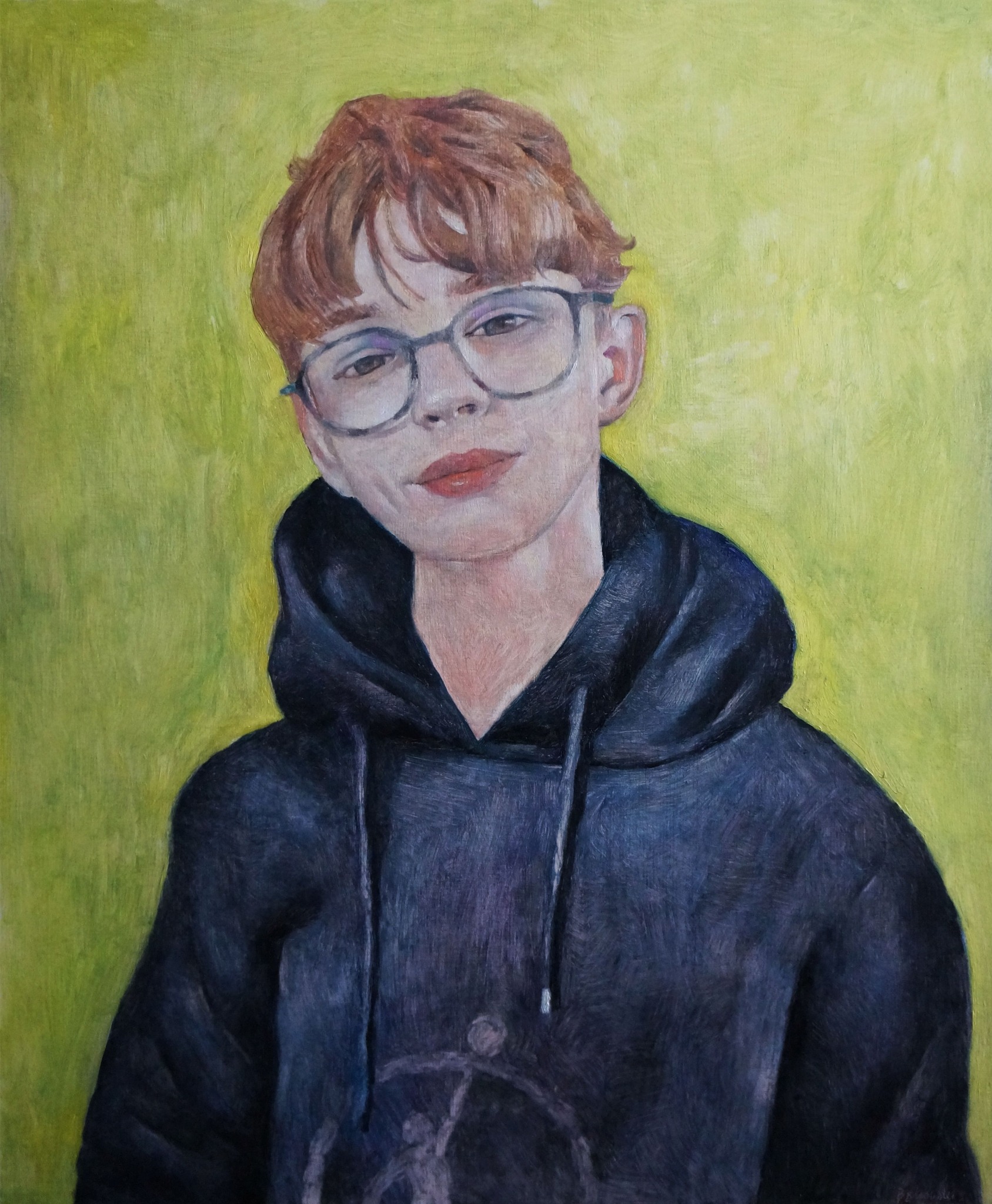 Obraz olejny. 50/60. Deska