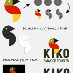 Wersja procesu tworzenia logo oraz niezbędne pliki, które otrzymasz do prowadzenia swojej firmy.