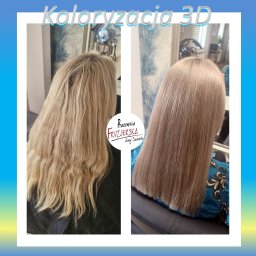 Pracownia Fryzjerska Anny Szanciło - Koloryzacja 3D - Ciepły Blonde Pracownia Fryzjerska Anny Szanciło Fryzjer Legnica