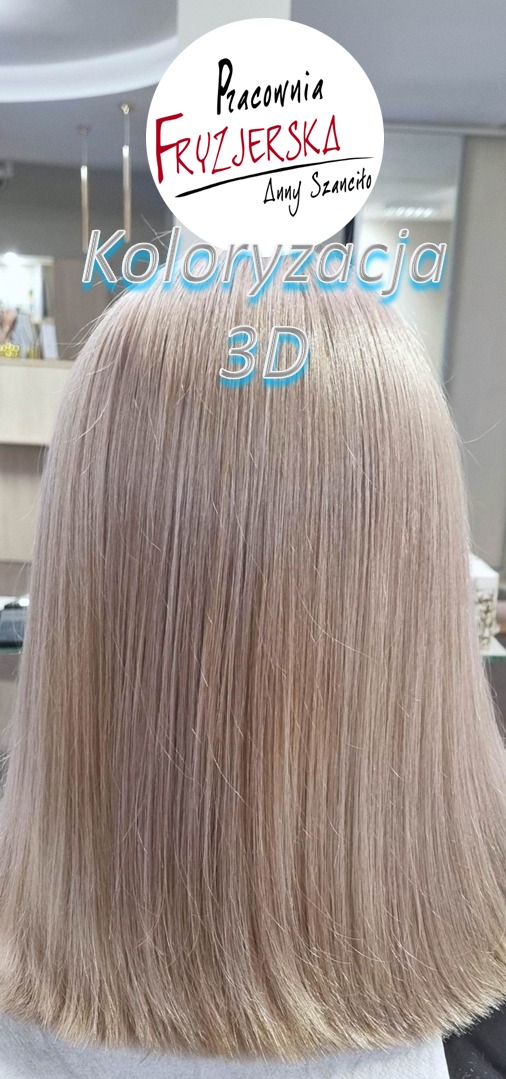 Koloryzacja 3D - Pracownia Fryzjerska Anny Szanciło - Fryzjer Legnica