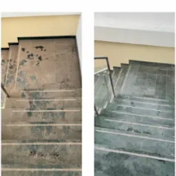 Poremontowe odkurzanie klatki schodowej