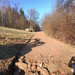 Utwardzanie drogi Nowy Sącz 2