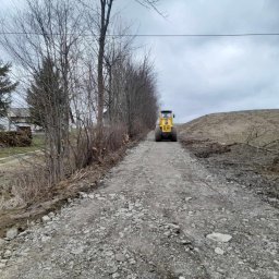 Utwardzanie drogi Nowy Sącz 3