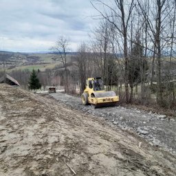 Utwardzanie drogi Nowy Sącz 4